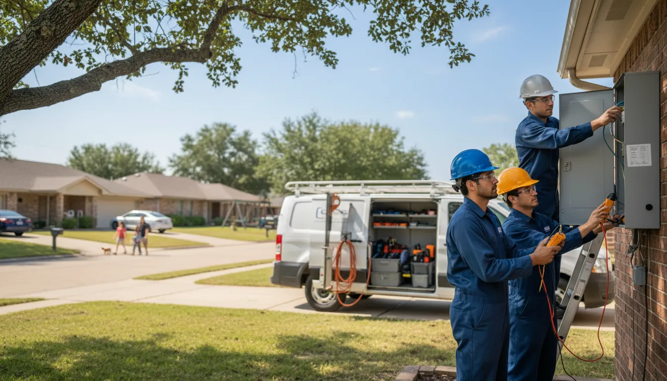 Certified electrician providing emergency electrical services in Adamsville, PA